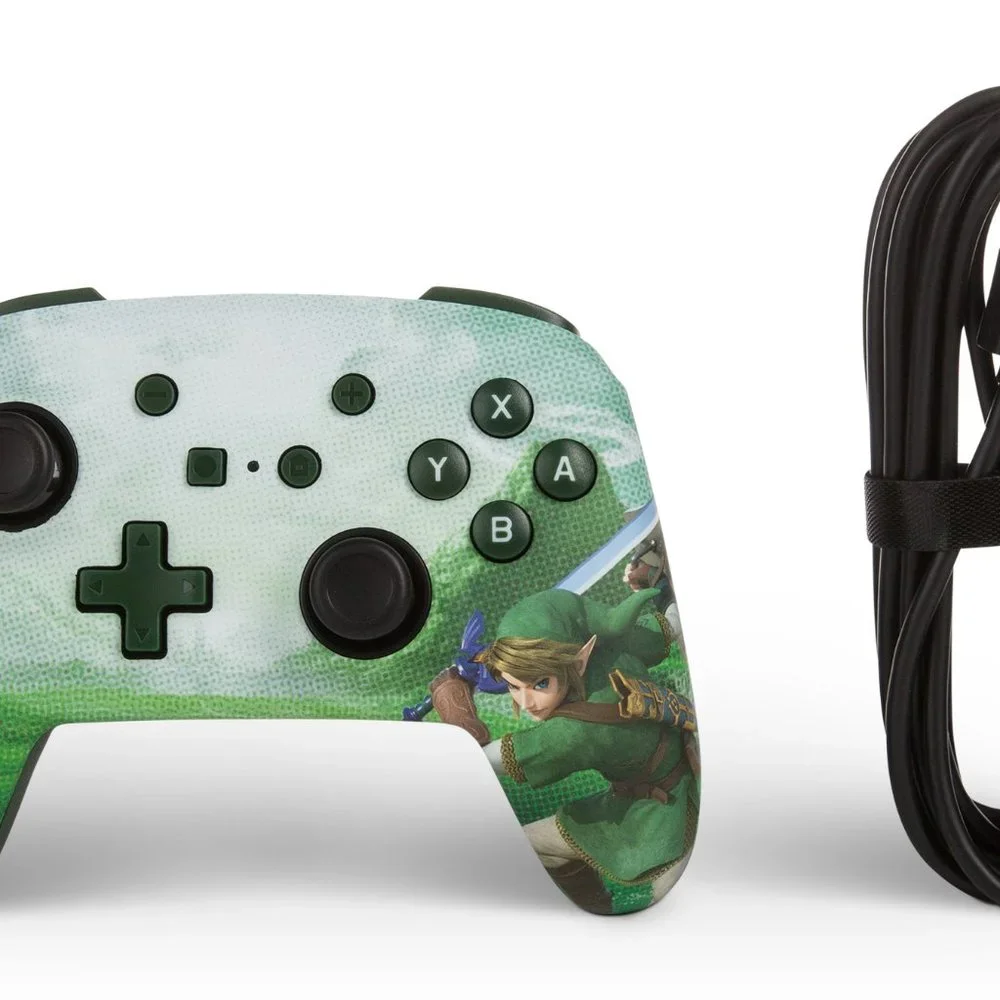 Nintendo Switch Controller Wired The Legend of Zelda 10ft USB New Sealed Green